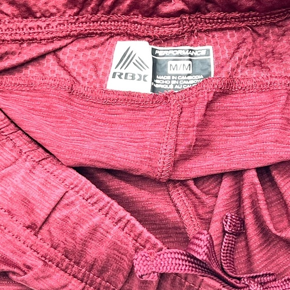 RBX Athletic Shorts Active Training Lightweight Drawstring Pockets Mens Sz M - Picture 8 of 9